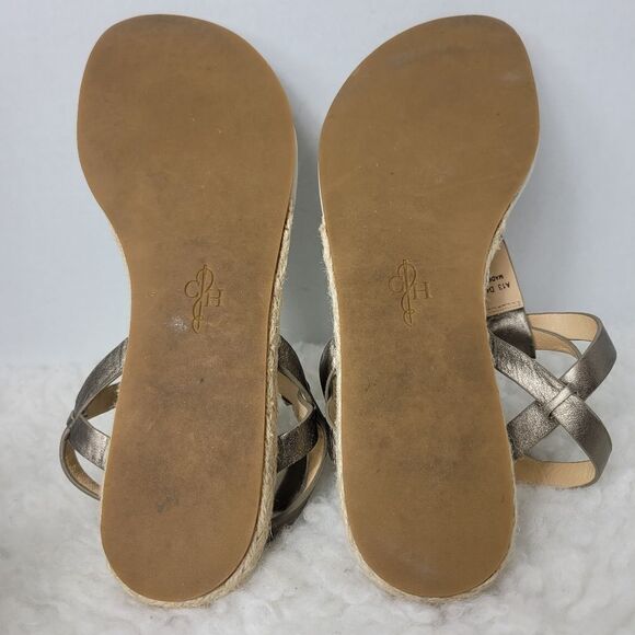 Cole Haan Grove Women's Size 9 B Thong Sandal Gunsmoke Leather N6357 - Picture 8 of 8